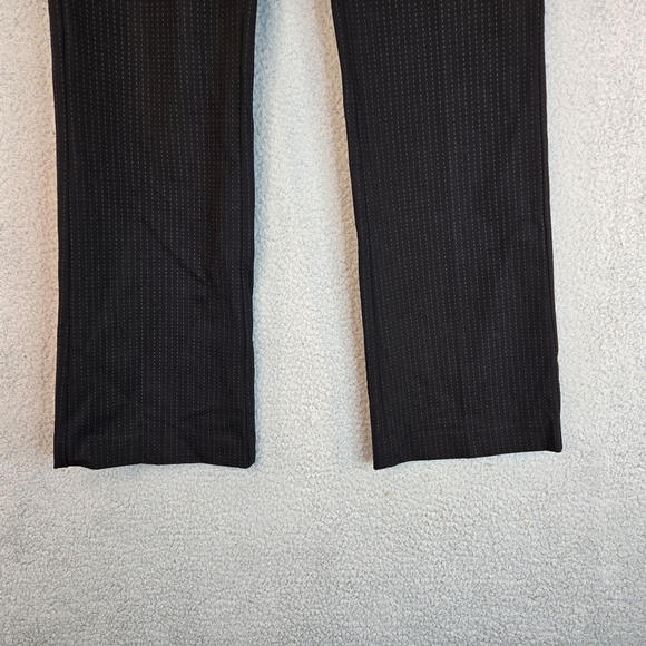 Amanda & Chelsea Women's Dress Career Pants Sz 8 Thick Stretchy Black Tiny Dots - Picture 4 of 12